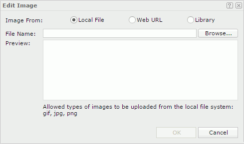 Edit Image dialog box